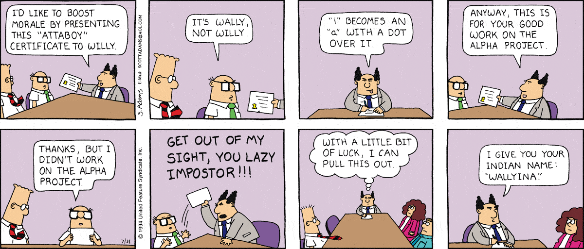 Dilbert Cartoon